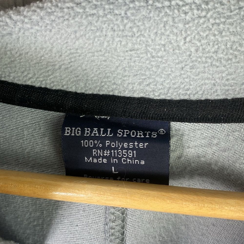 Ohio State Buckeyes 1/4 Zip Fleece Pullover Jacket Big Ball Sports Men Large 340 - Picture 5 of 6